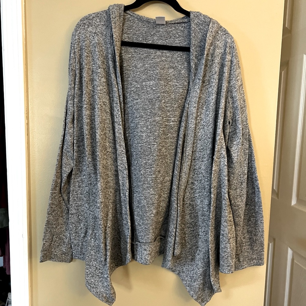 XL Old Navy Athletic Heathered grey cardigan